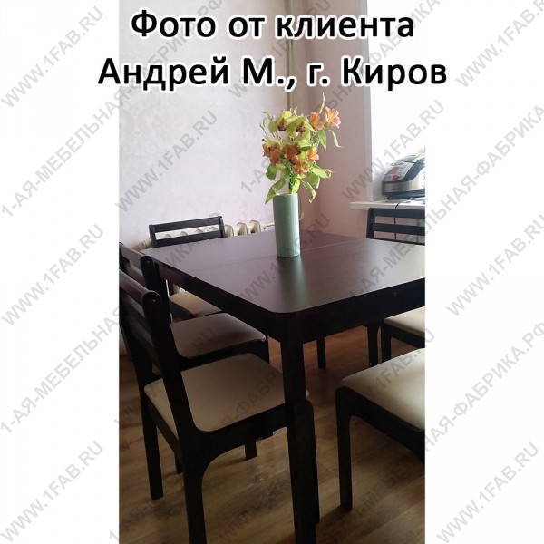 Бесплатная доставка по России обеденных столов и стульев. 1-ая мебельная фабрика Армавир